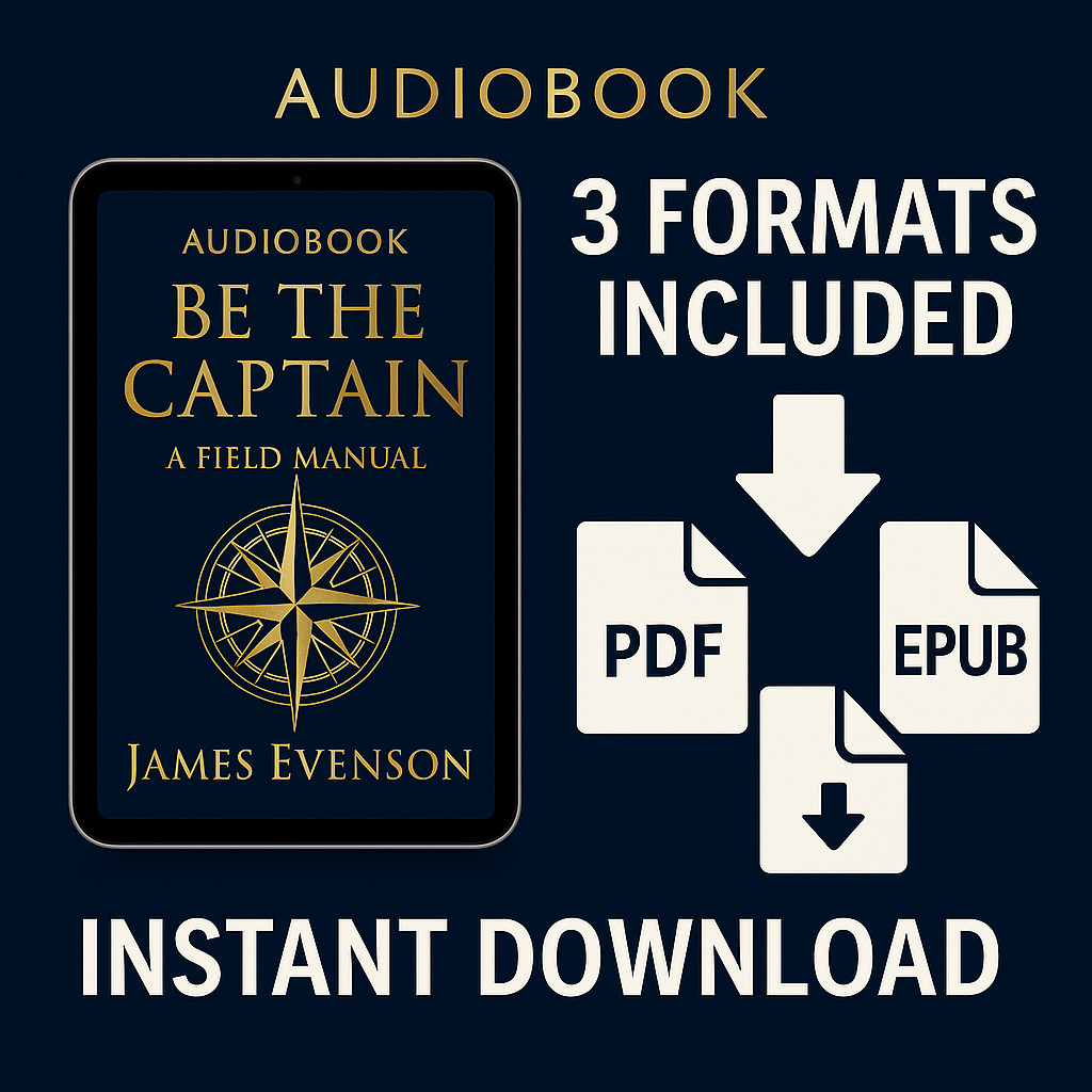 Be The Captain™ — Audiobook + EBooks (PDF + Kindle)