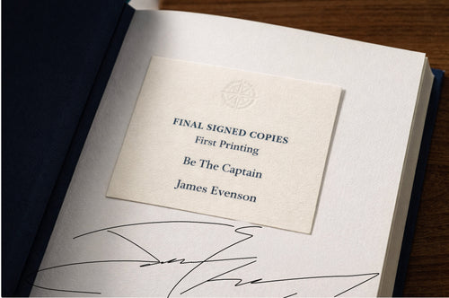 Be The Captain™ – Last 1000 Signed First Edition Hardcover