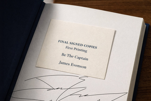 Be The Captain – Last 1000 Signed First Edition Hardcover